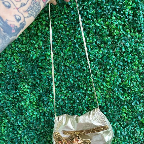 Vintage 1970's Carvalhu's Brutalist Amethyst, Brass... and bronze leatherCarvalh - Picture 3 of 8